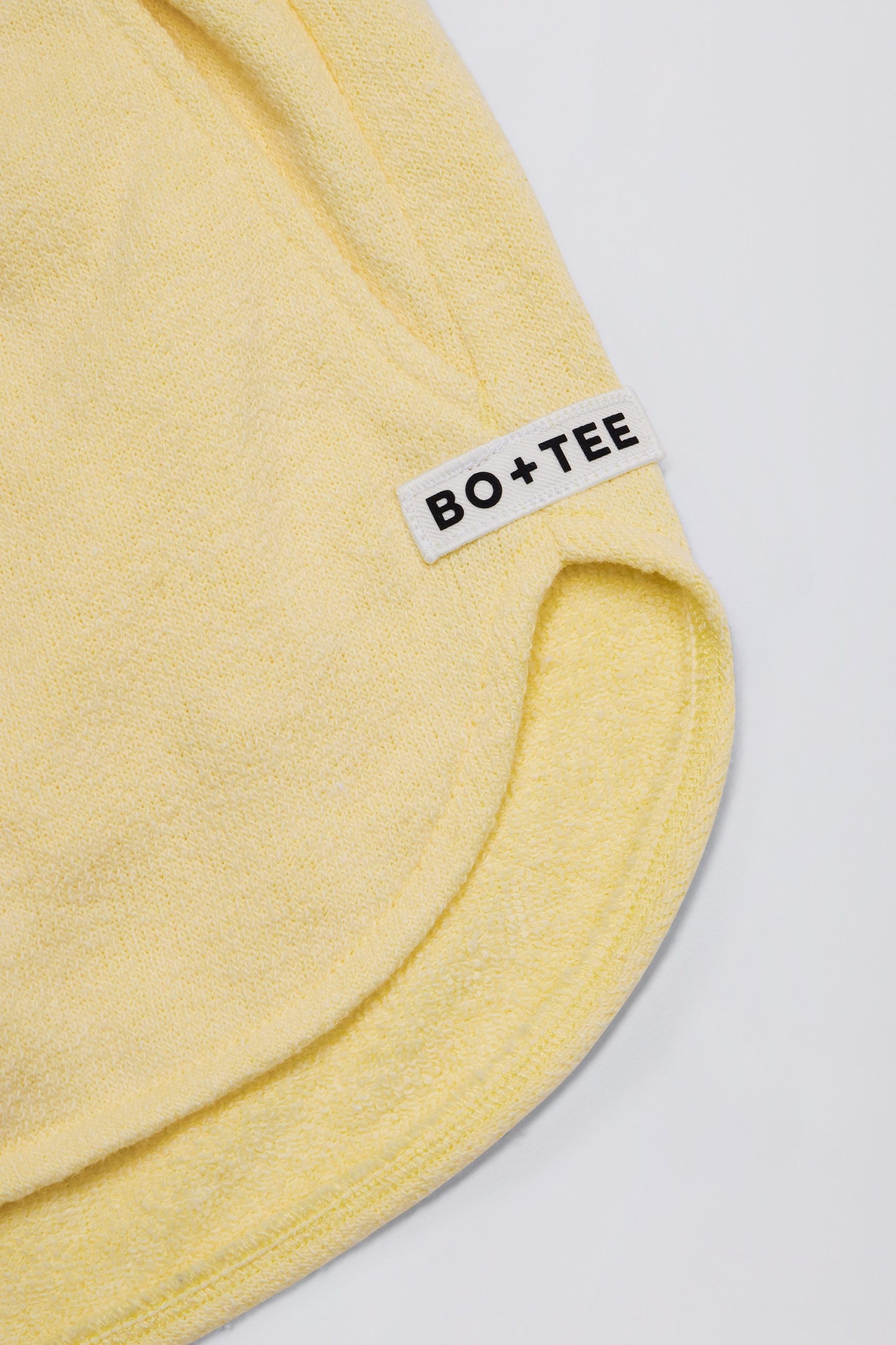 Button-Detail Mid-Rise Shorts in Lemon - Image 6