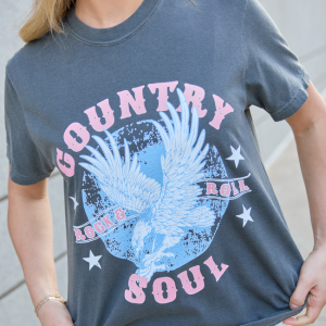 Country Soul Dark Grey Graphic Tee