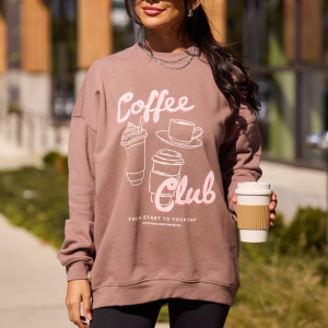 Coffee Club Mocha Graphic Sweatshirt