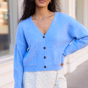 Kathryn Blue Long Sleeve Cardigan SALE