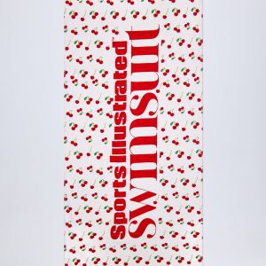 Logo Beach Towel in Cherry Print