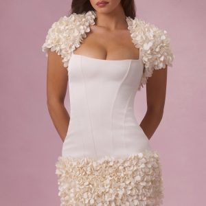 Cropped Bolero  in Ivory