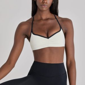 Soft Active Sports Bra in Ivory